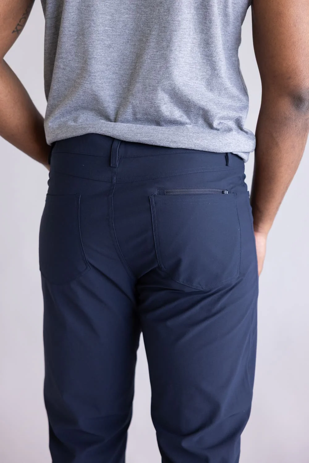 Tricot Prime Time Performance Pants for Men in Navy | PM72269-TRUENAVY - Image 5