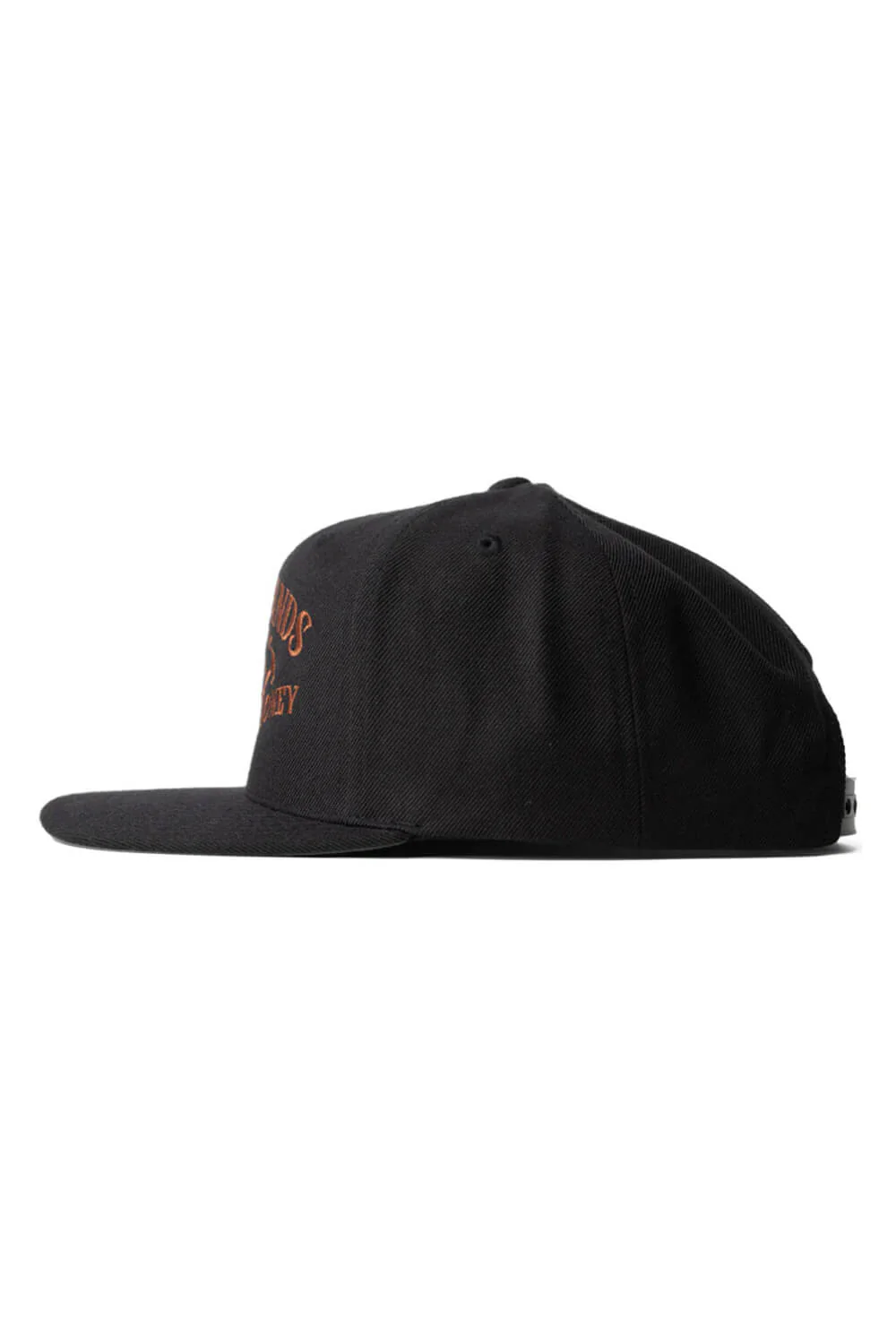 Troll Co. Catena Snapback Hat for Men in Black | TC0772-BLACK - Image 3