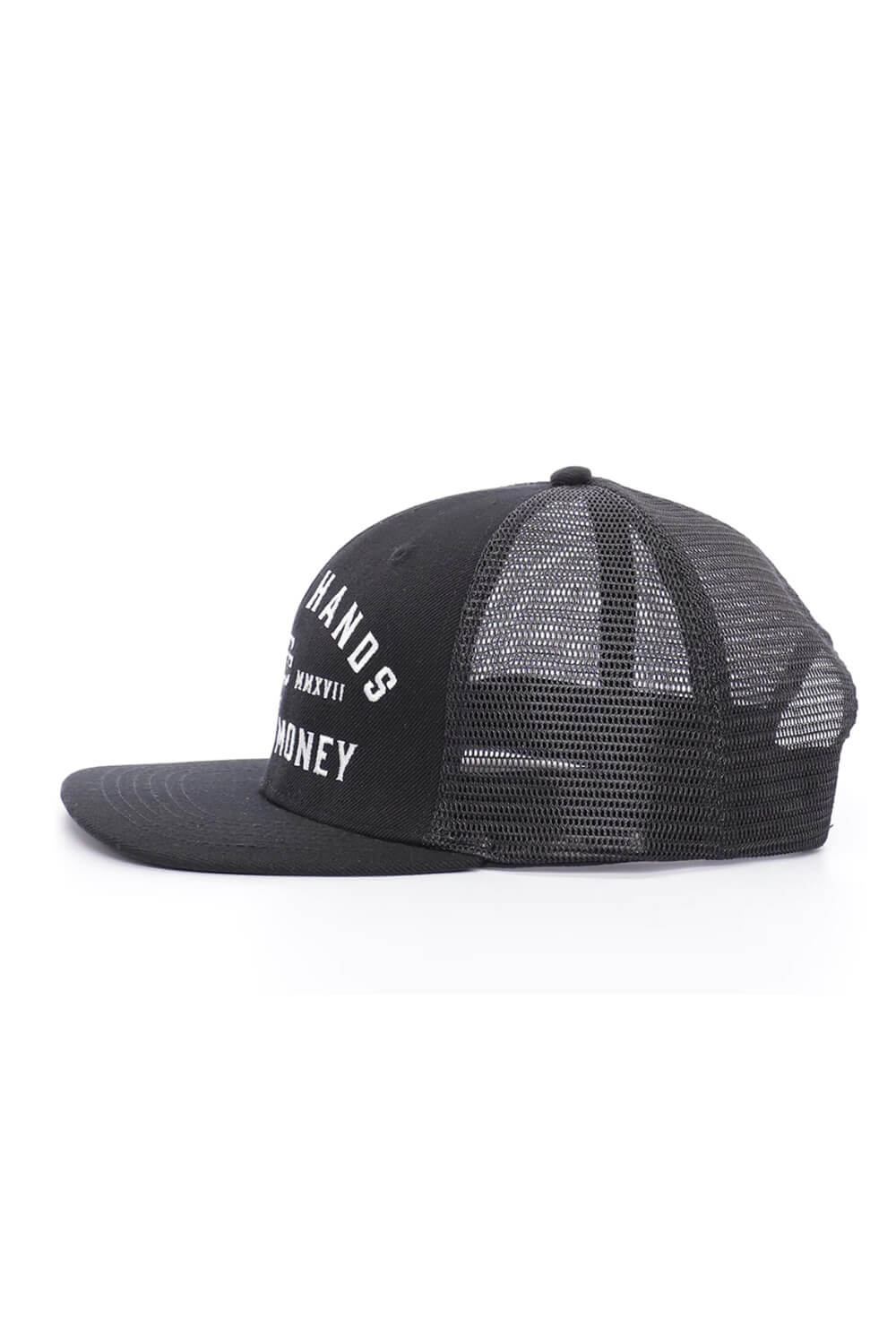 Troll Co. DCHM Meshback Trucker Hat for Men in Black | TC0175-BLACK - Image 2
