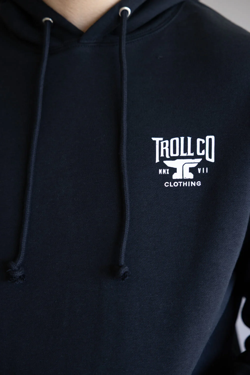 Troll Co. Pay Me Hoodie for Men in Black | TC0684-BLACK - Image 3