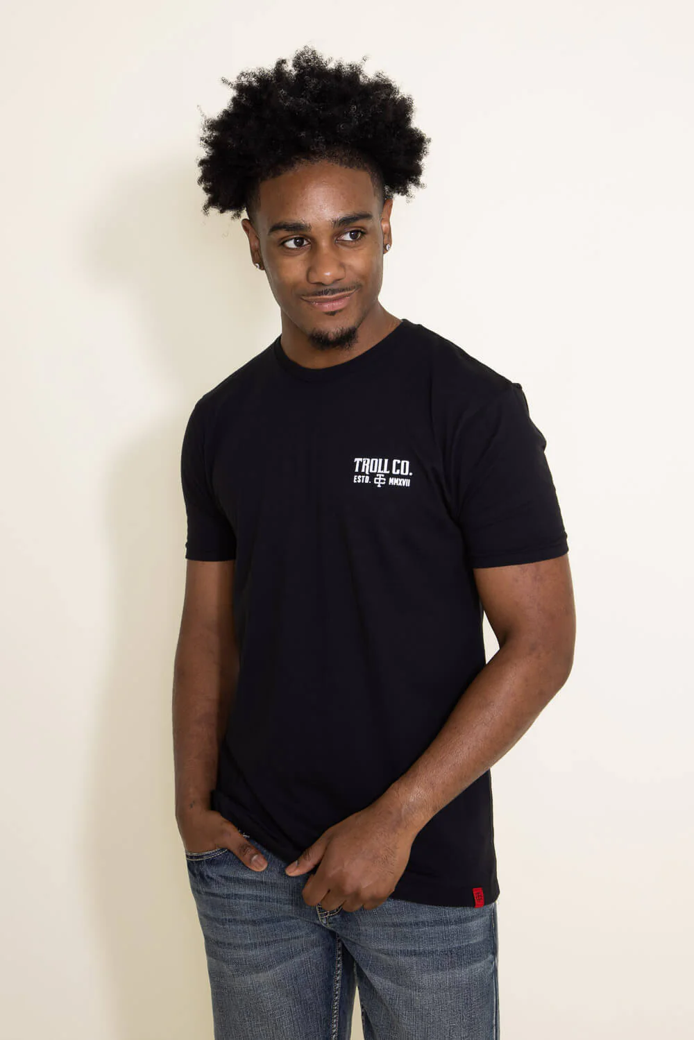 Troll Co Pay Me T-Shirt for Men in Black | TC0585-BLACK - Image 2