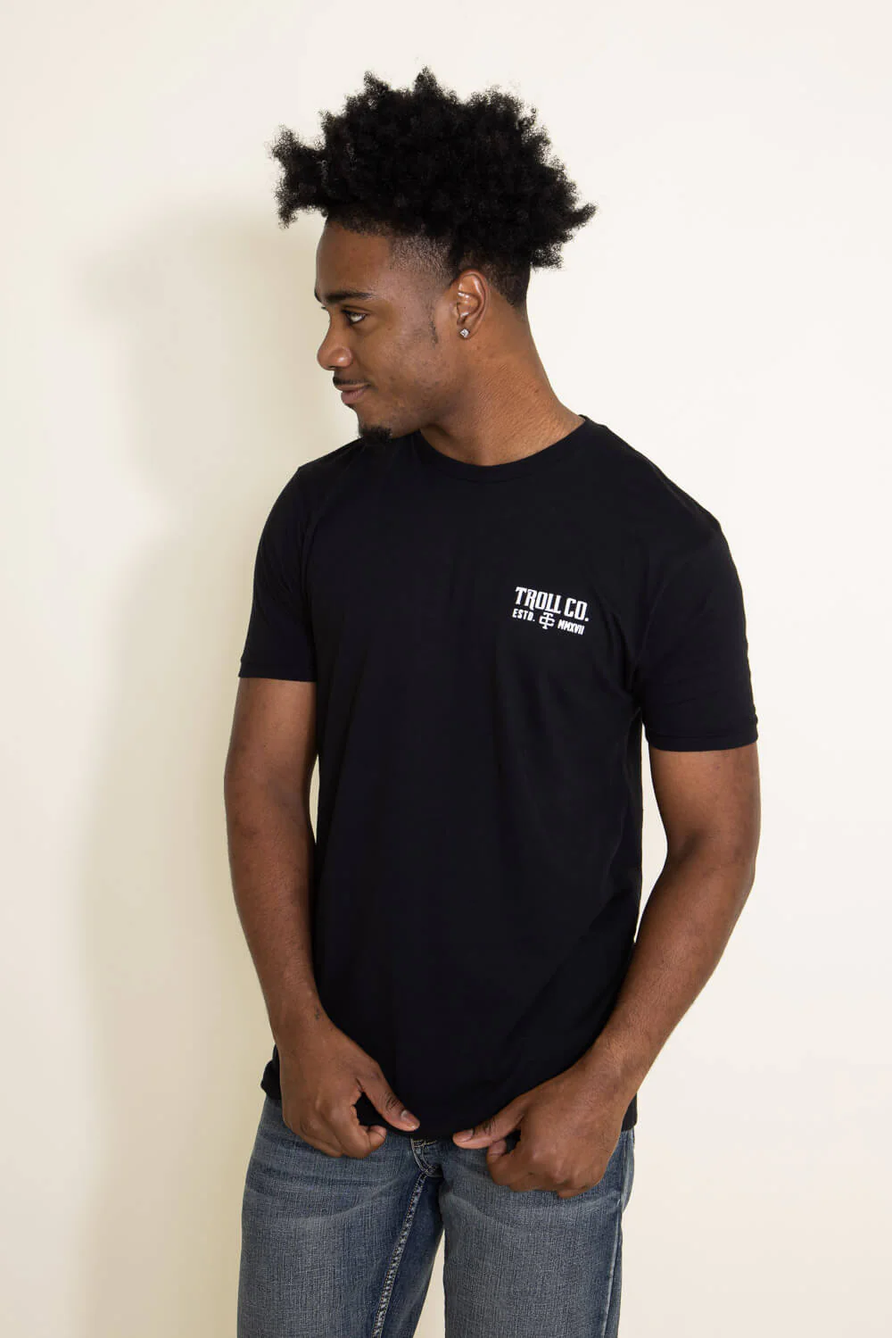 Troll Co Pay Me T-Shirt for Men in Black | TC0585-BLACK - Image 4