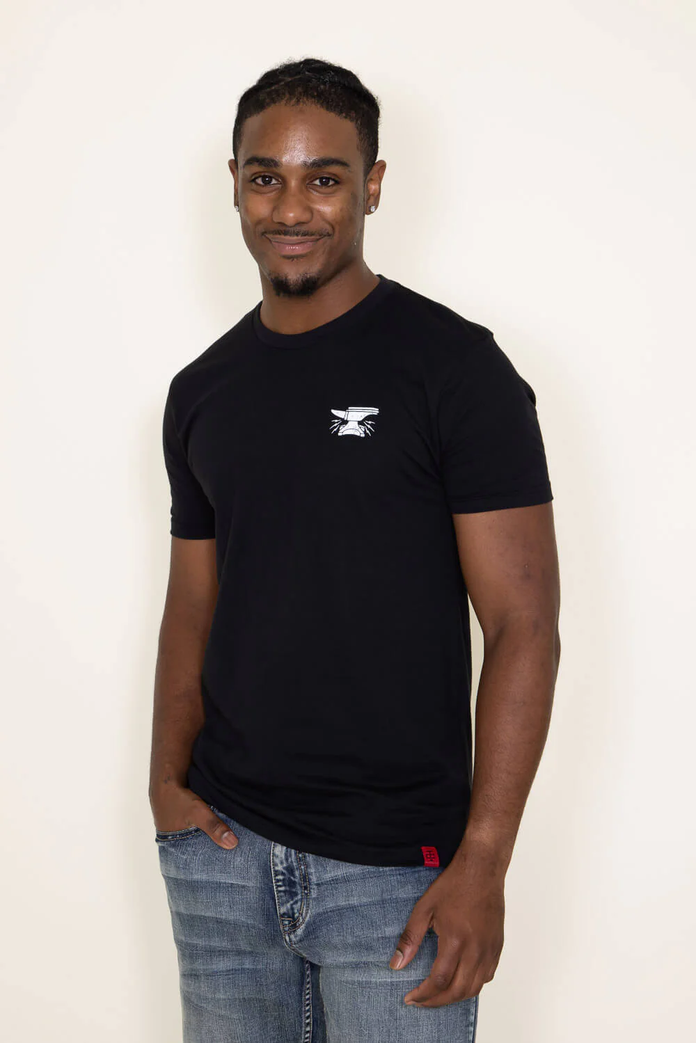 Troll Co. Skilled Labor T-Shirt for Men in Black | TC1390-BLACK - Image 4