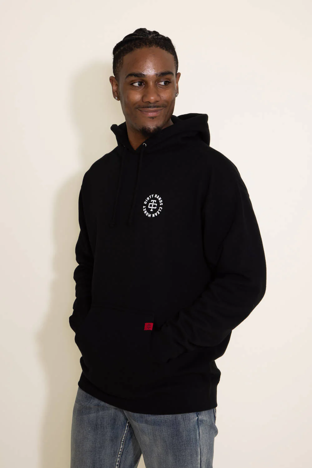 Troll Co. Twisting Wrenches Hoodie for Men in Black | TC0533-BLACK - Image 2