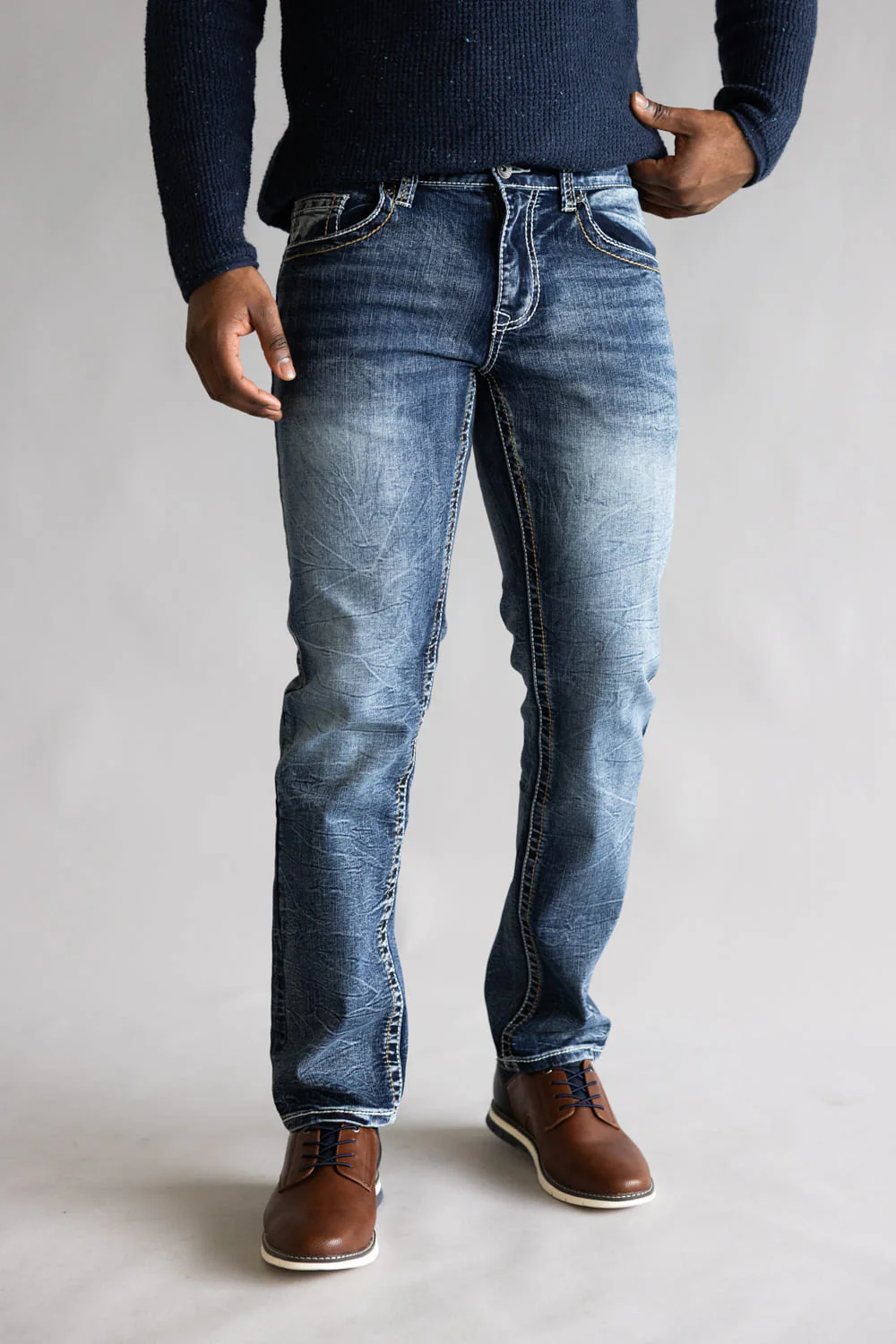 True Luck Adey Straight Jeans for Men | TL24012303 - Image 2