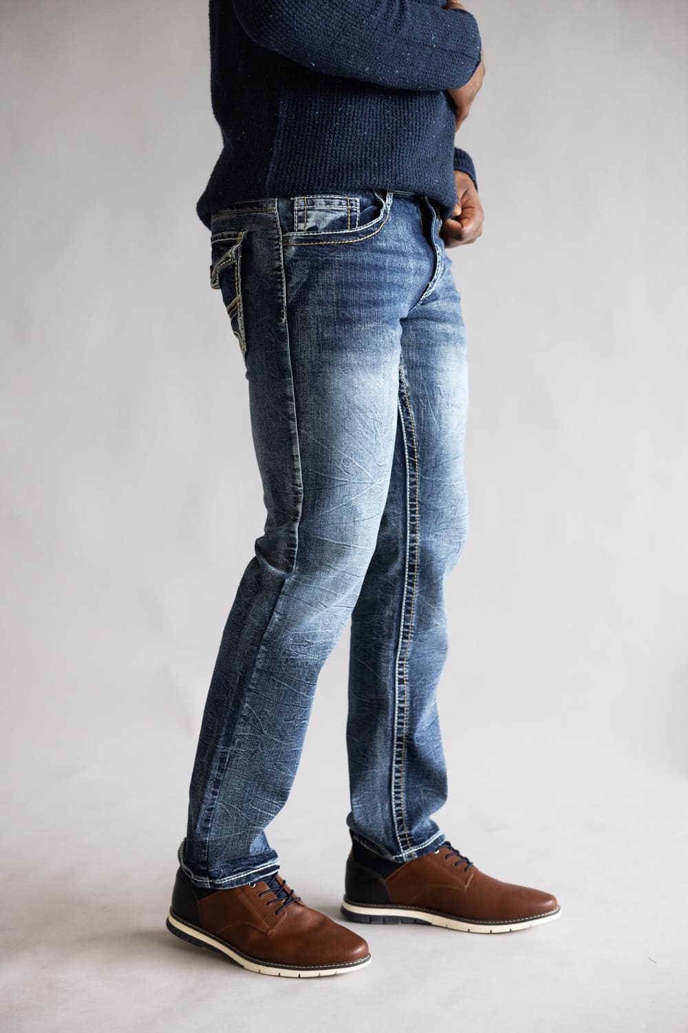 True Luck Adey Straight Jeans for Men | TL24012303 - Image 4