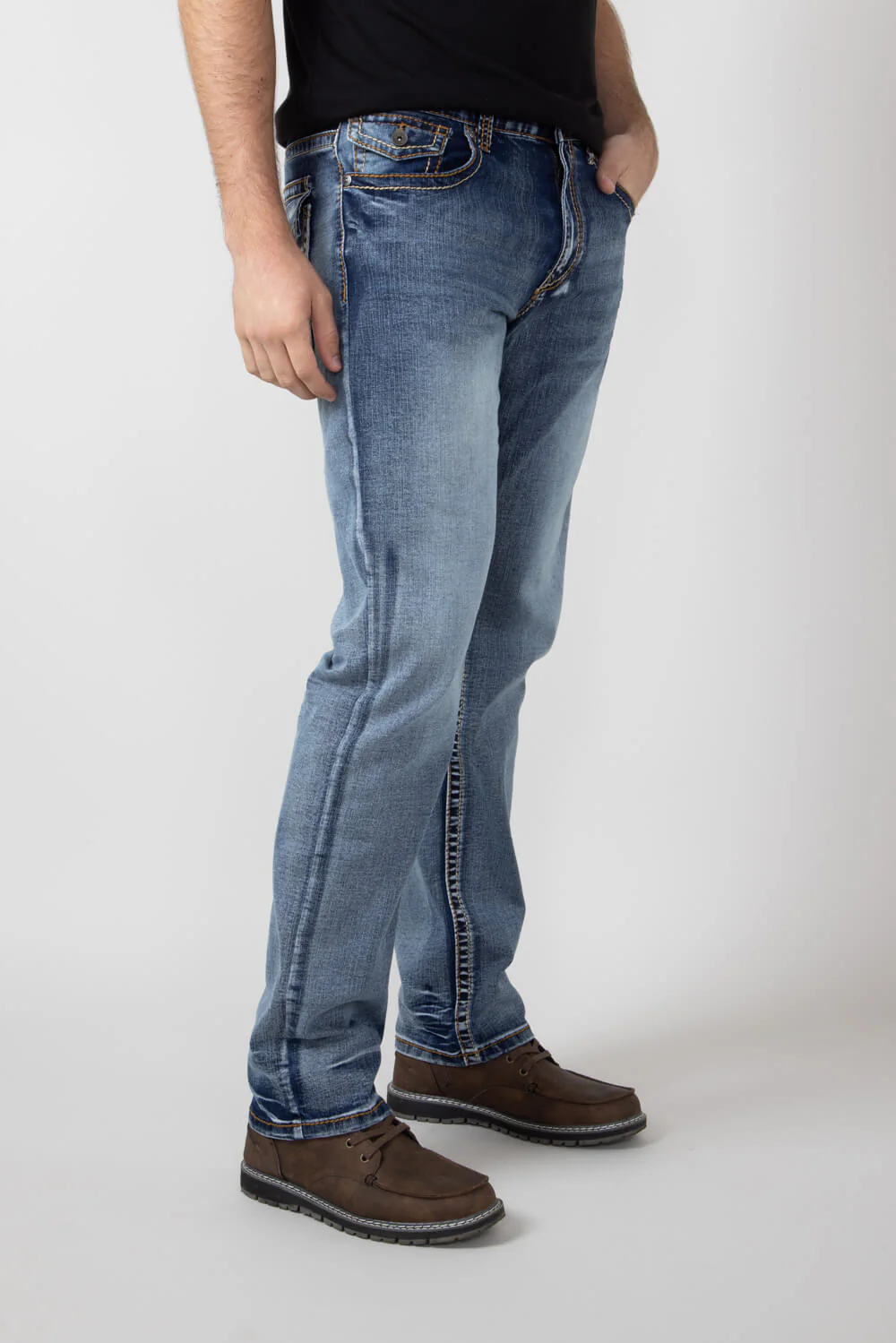 True Luck Amir Straight Jeans for Men | TL23090605 - Image 4