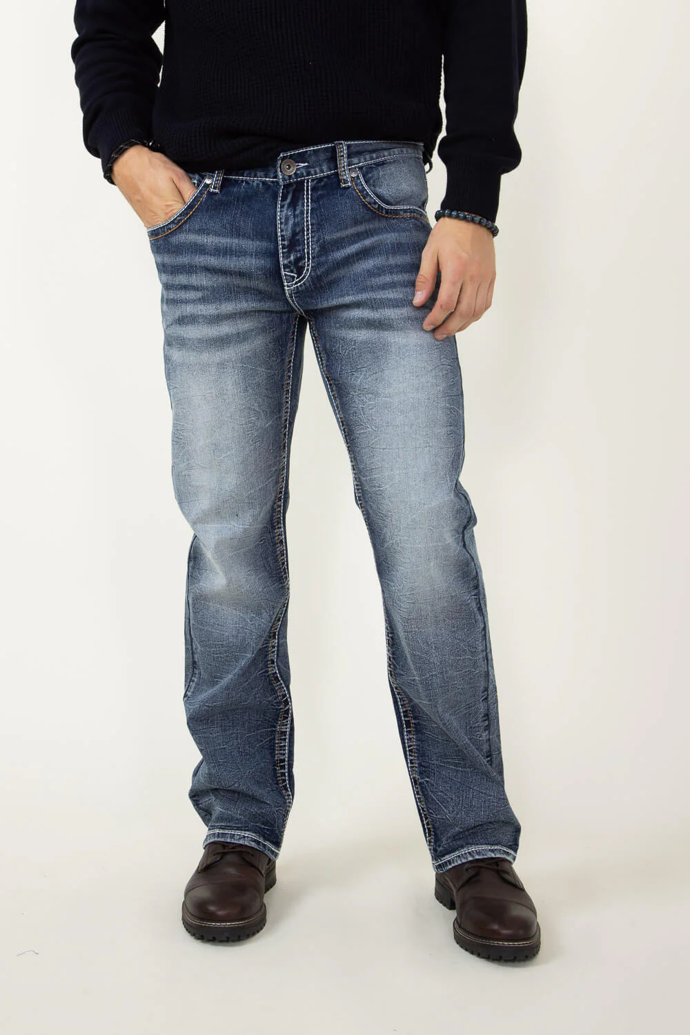True Luck Camillo Bootcut Jeans for Men | TL22031608 - Image 3