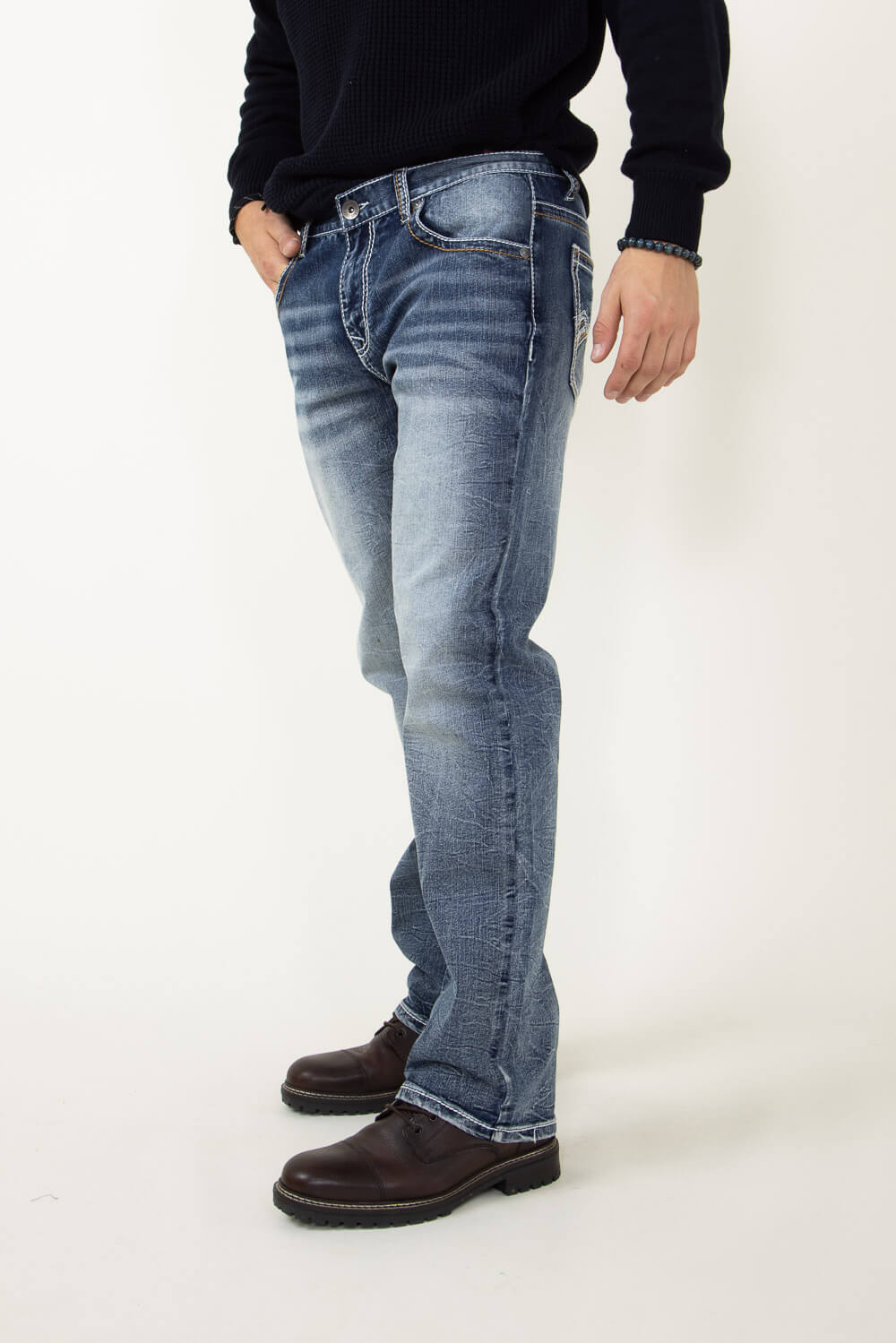 True Luck Camillo Bootcut Jeans for Men | TL22031608 - Image 4