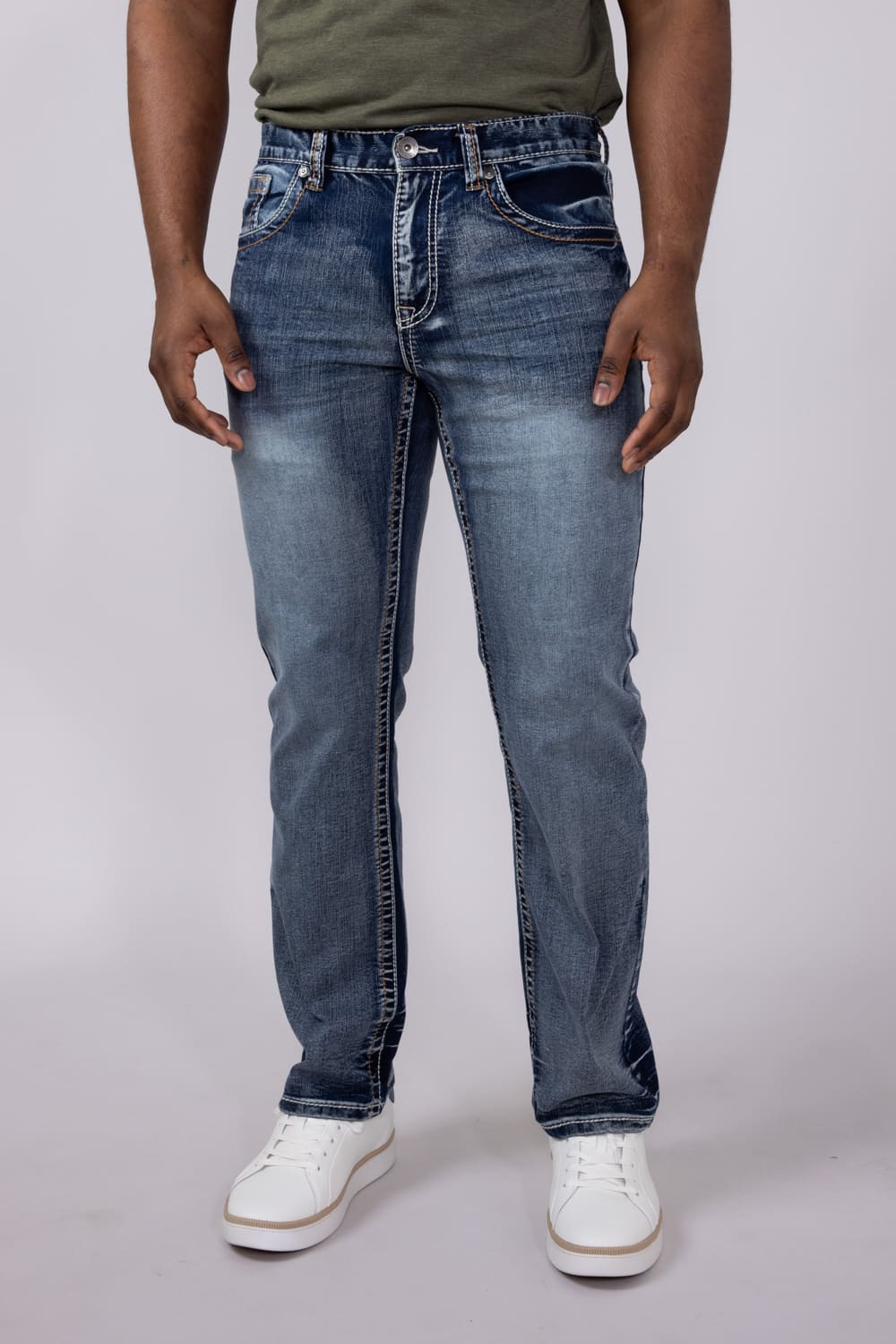 True Luck Cuyler Bootcut Jeans for Men | TL24012341 - Image 2