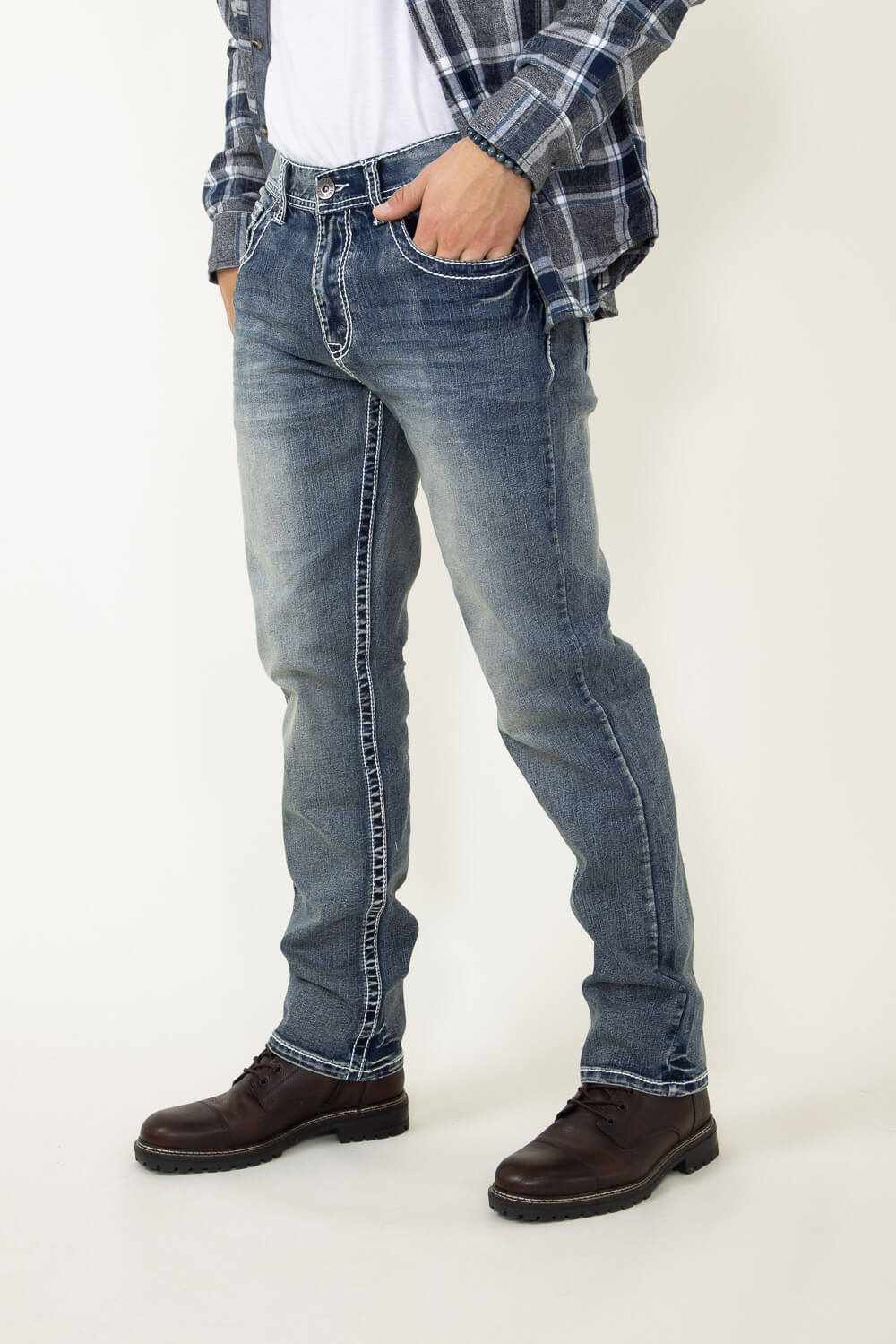 True Luck David Straight Jeans for Men | TL21040902 - Image 3