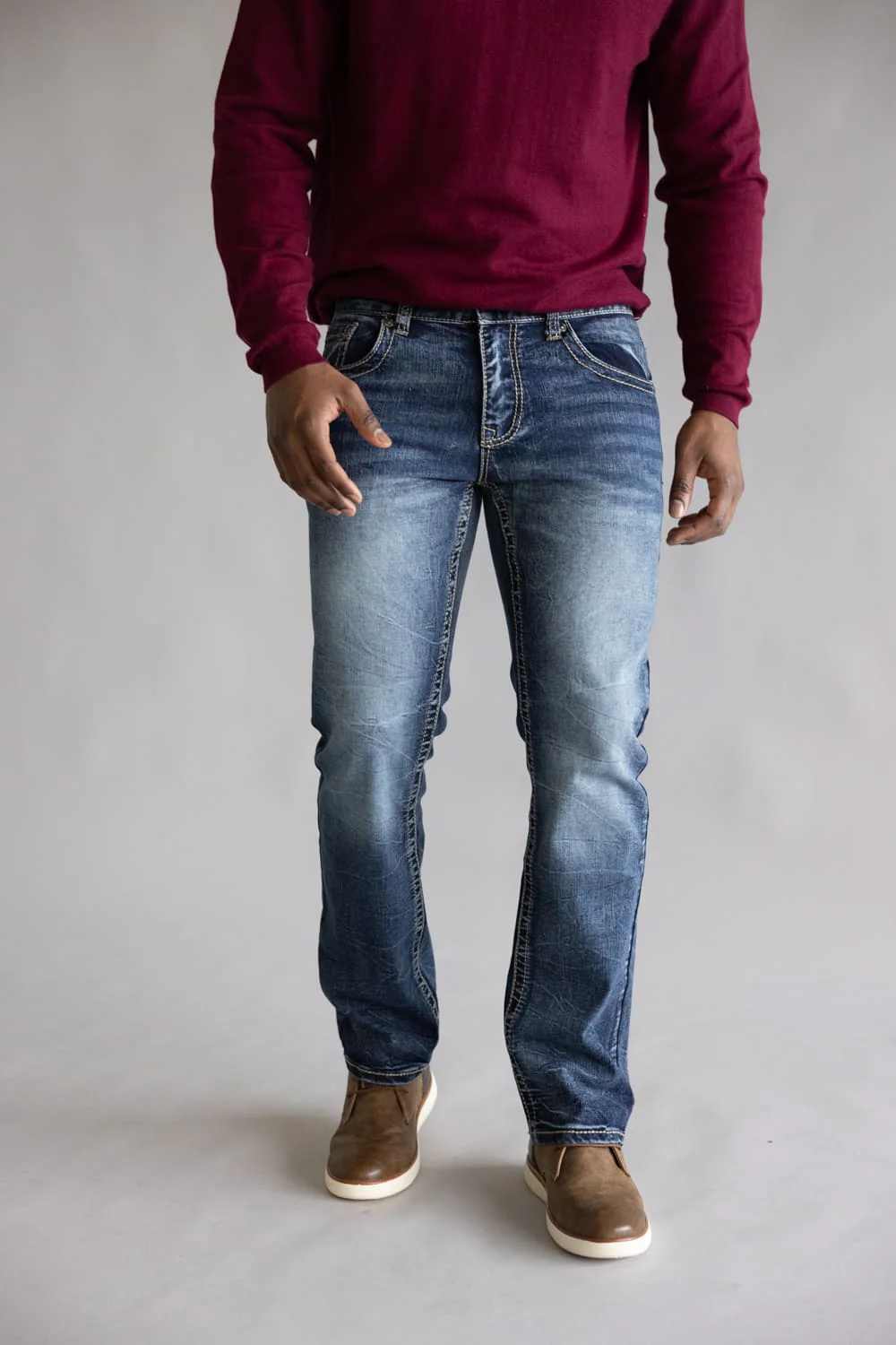 True Luck Desmond Bootcut Jeans for Men  | TL24012361 - Image 2