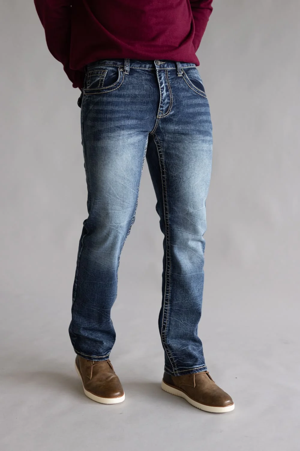 True Luck Desmond Bootcut Jeans for Men  | TL24012361 - Image 4