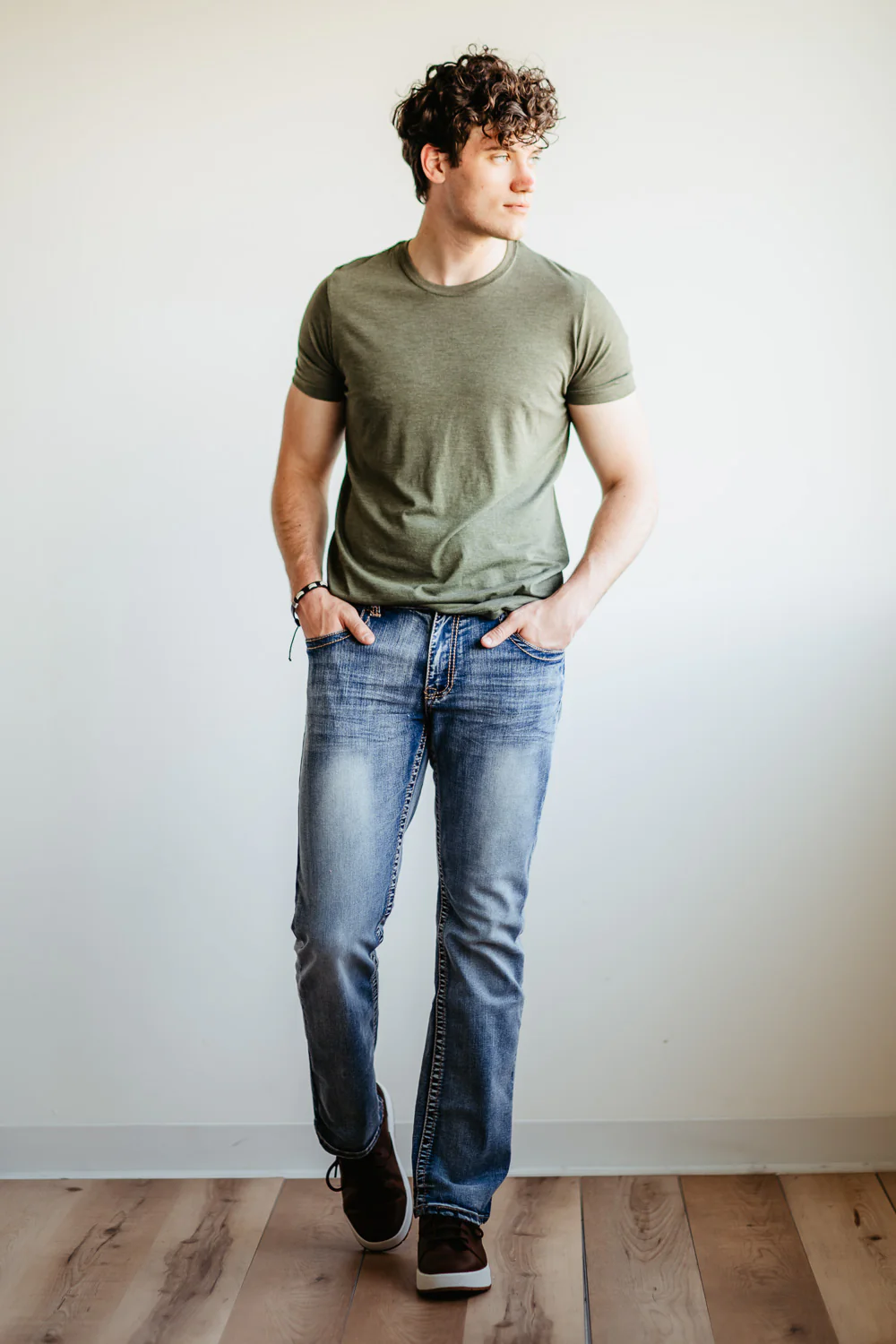 True Luck Arlington Bootcut Stretch Jeans for Men | TL17150019 - Image 3