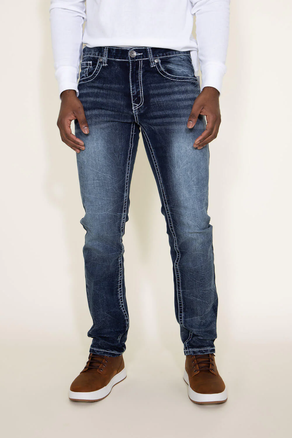 True Luck Baker Straight Jeans for Men | TL19350401 - Image 2