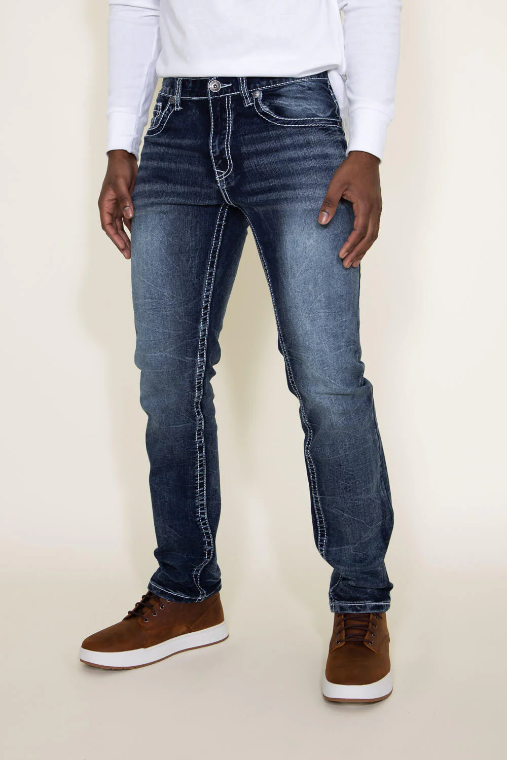True Luck Baker Straight Jeans for Men | TL19350401 - Image 5