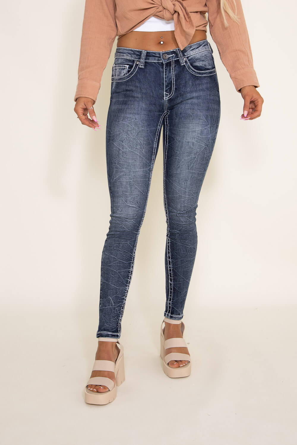 True Luck Blake Skinny Jeans for Women | TL20200408 - Image 3