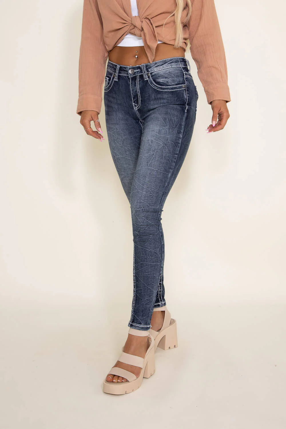 True Luck Blake Skinny Jeans for Women | TL20200408 - Image 5