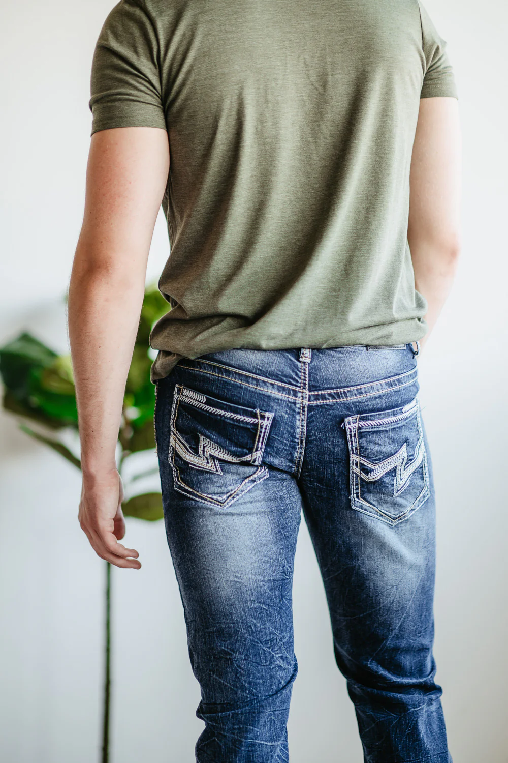 True Luck Jefferson Straight Jeans for Men | TL18350006 - Image 3