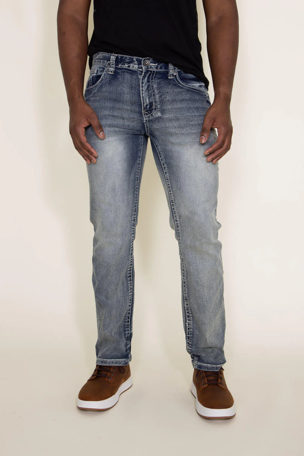 True Luck Kirk Bootcut Stretch Jeans for Men | TL19150019 - Image 2