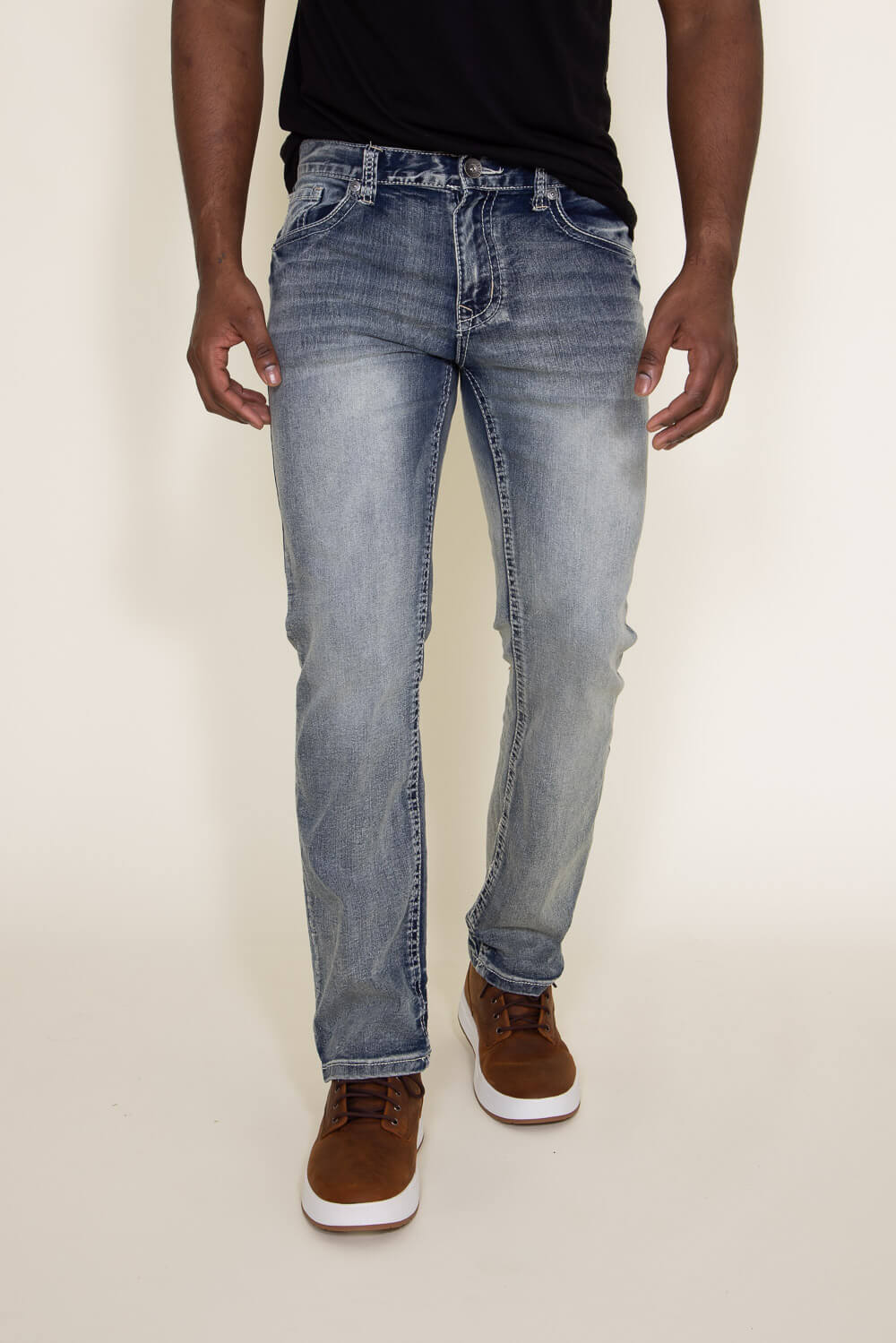 True Luck Kirk Bootcut Stretch Jeans for Men | TL19150019 - Image 3