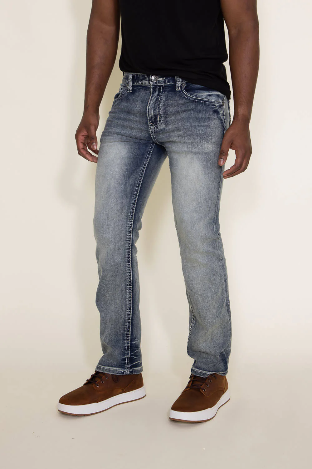 True Luck Kirk Bootcut Stretch Jeans for Men | TL19150019 - Image 4