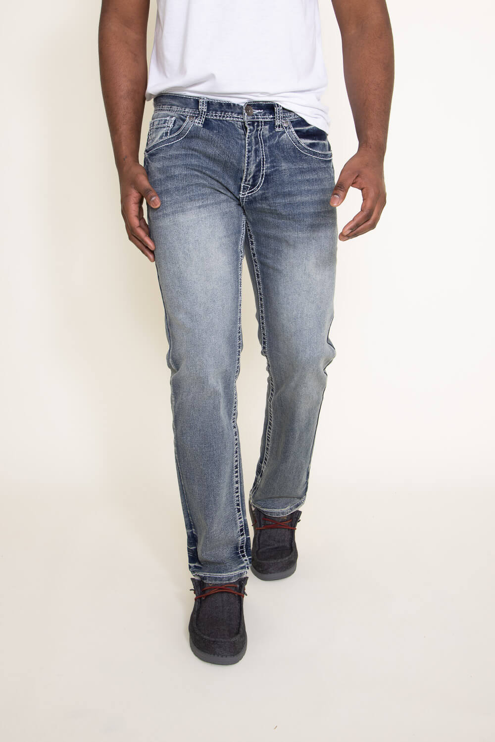 True Luck Kyle Straight Jeans for Men | TL21010407 - Image 3