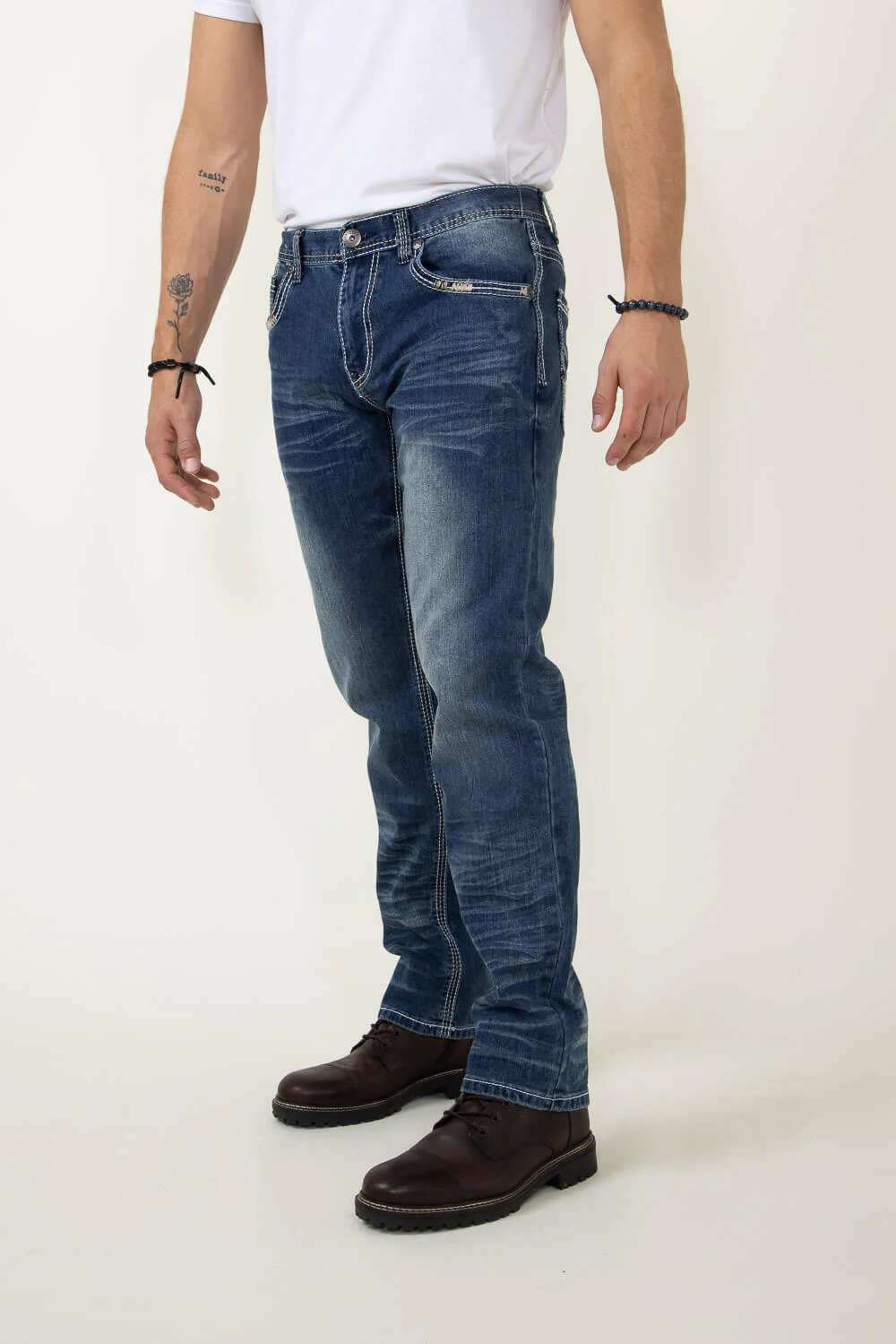 True Luck Liam Straight Jeans for Men | TL18150007 - Image 3