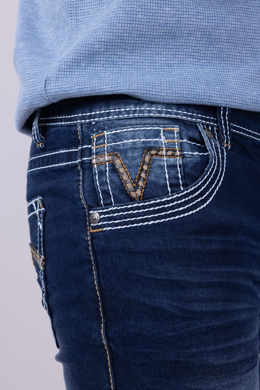 True Luck Livingston Bootcut Stretch Jeans for Men | TL17150055 - Image 3