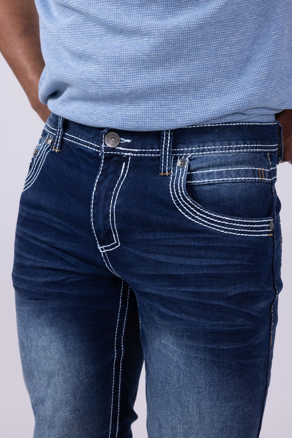 True Luck Livingston Bootcut Stretch Jeans for Men | TL17150055 - Image 5