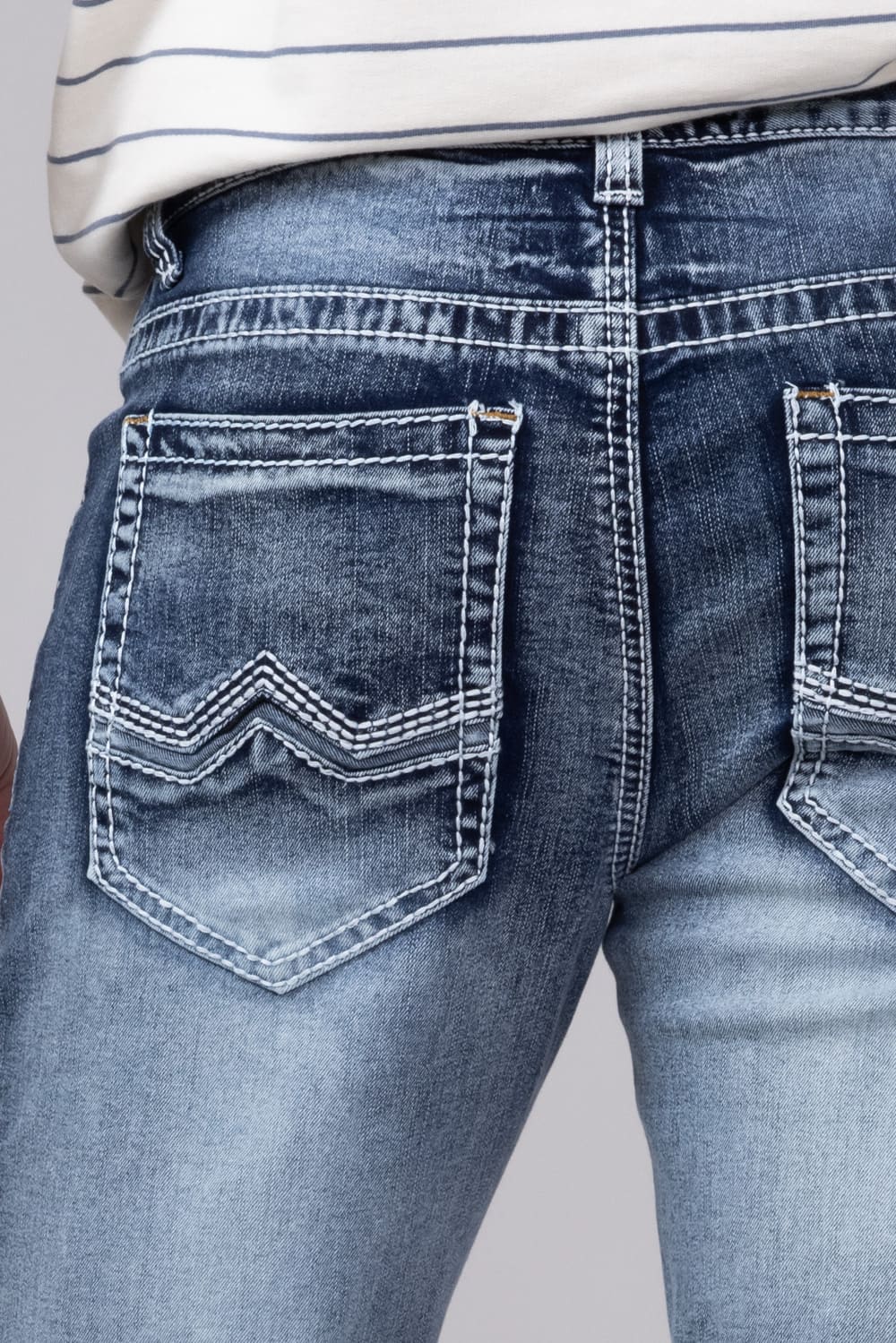 True Luck Peter Bootcut Jeans for Men | TL19356901 - Image 3