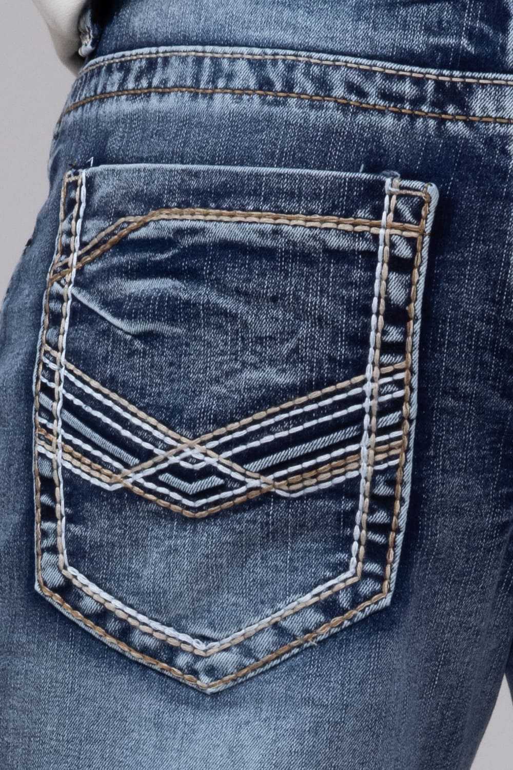 True Luck Ramsey Straight Stretch Jeans for Men | TL19150017 - Image 4