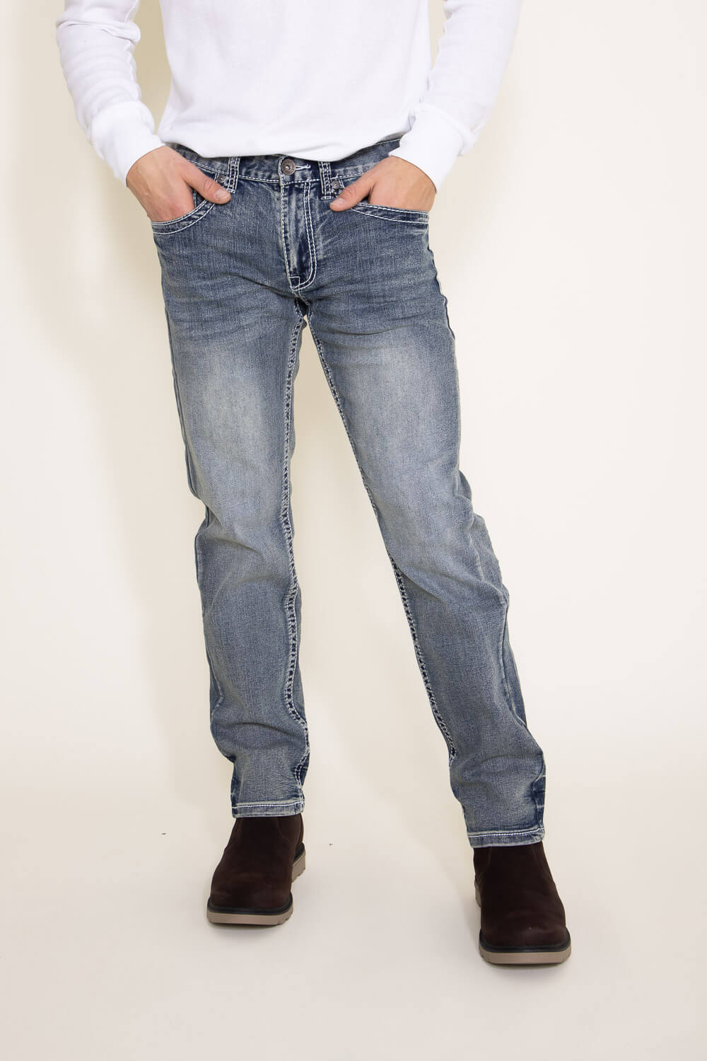 True Luck Smith Straight Jeans for Men | TL21010402 - Image 2