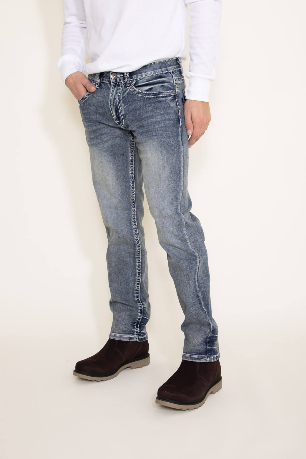 True Luck Smith Straight Jeans for Men | TL21010402 - Image 3
