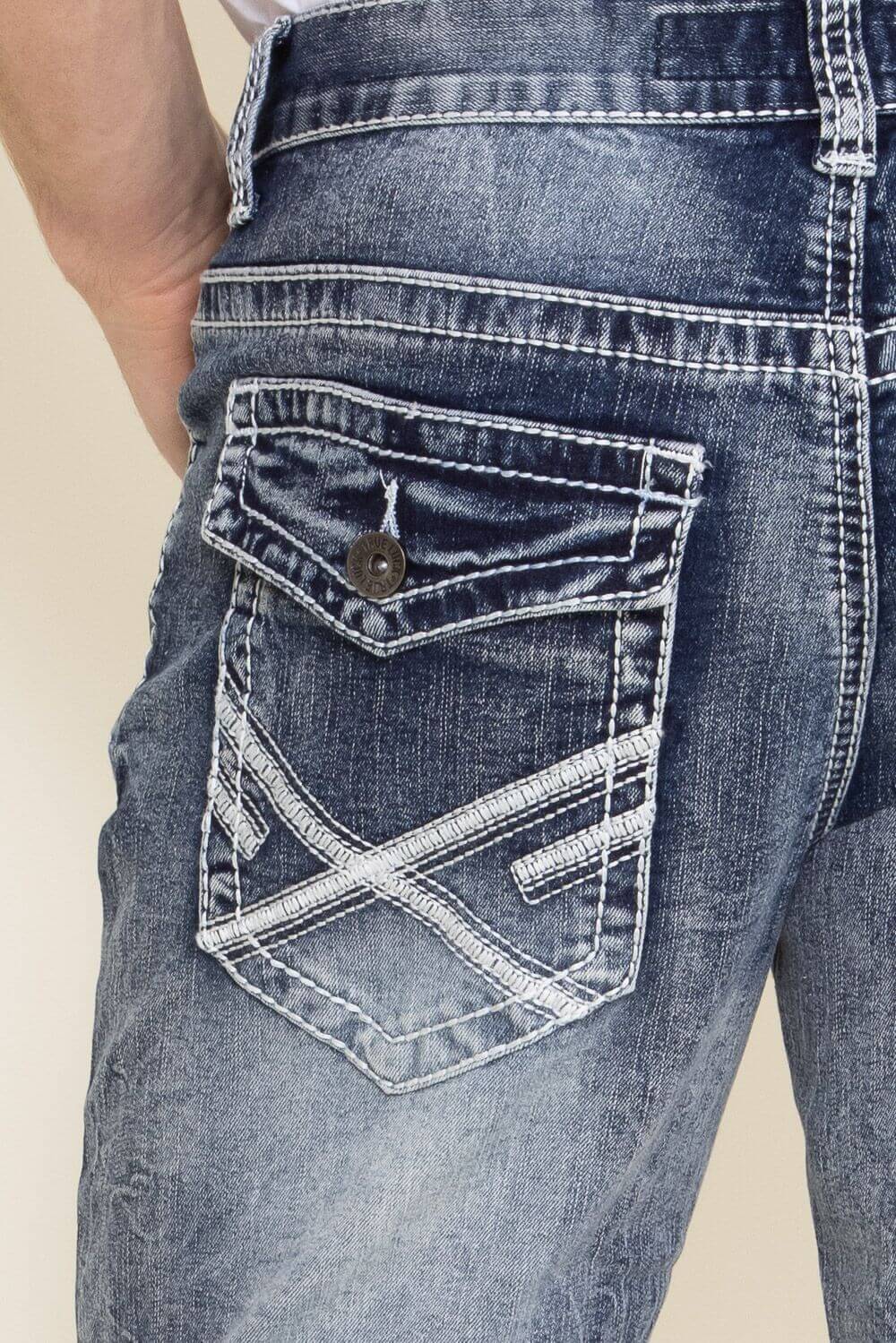 True Luck Vinny Straight Jeans for Men | TL20356611 - Image 4