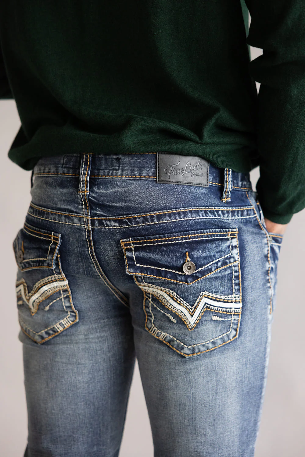 True Luck Lucian Bootcut Jeans for Men  | TL24112604 - Image 3