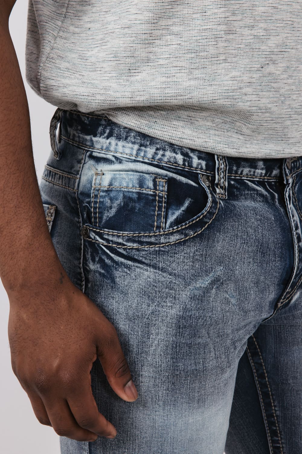 True Luck Massimo Bootcut Jeans for Men | TL21092910 - Image 3