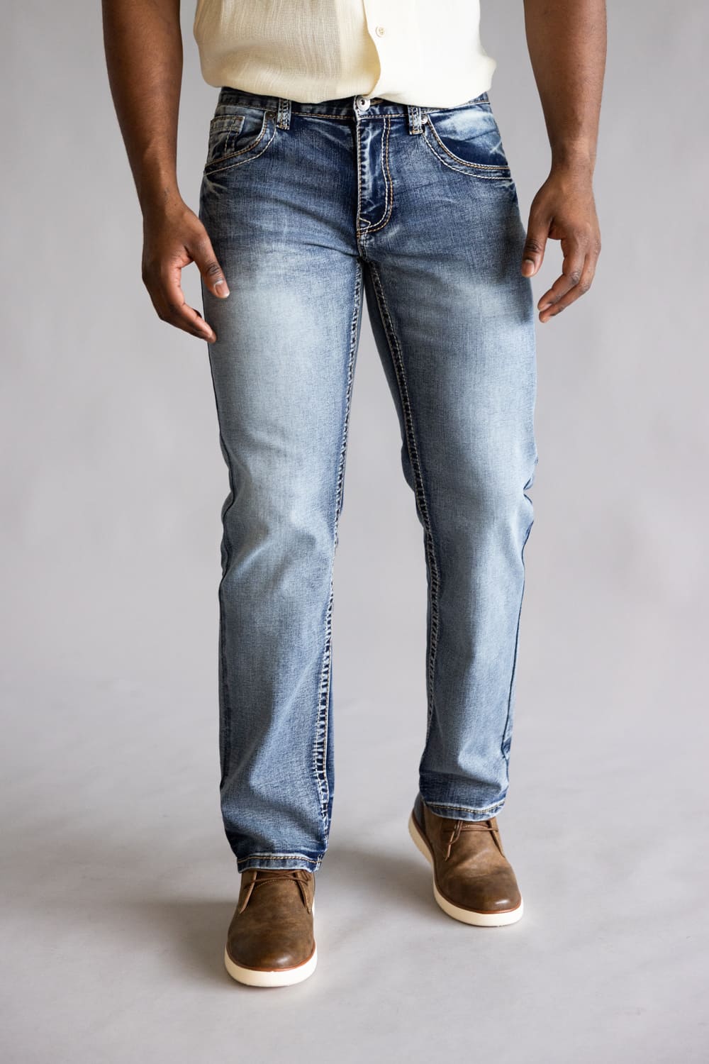 True Luck Micah Straight Jeans for Men | TL24081006 - Image 2