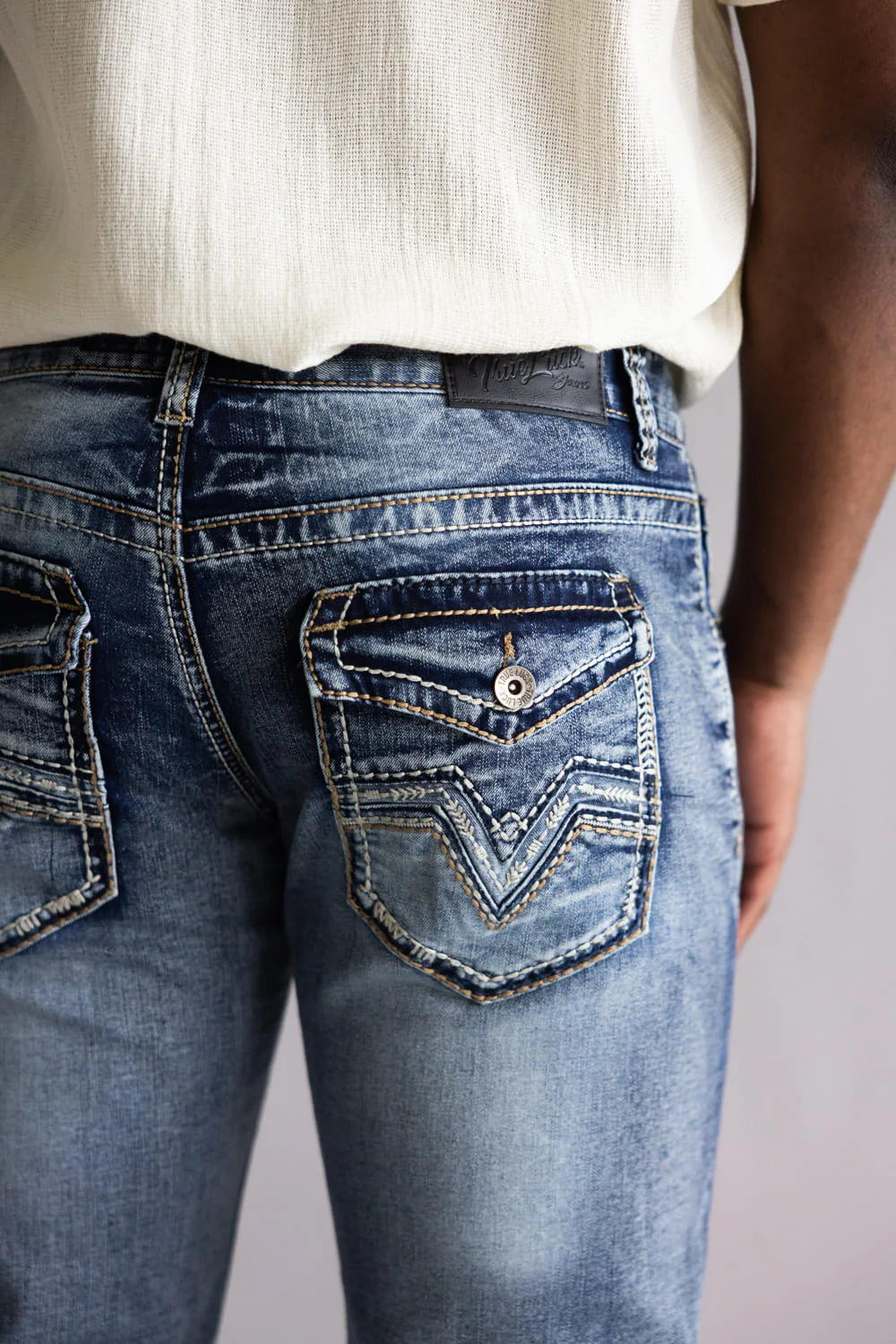 True Luck Micah Straight Jeans for Men | TL24081006 - Image 3