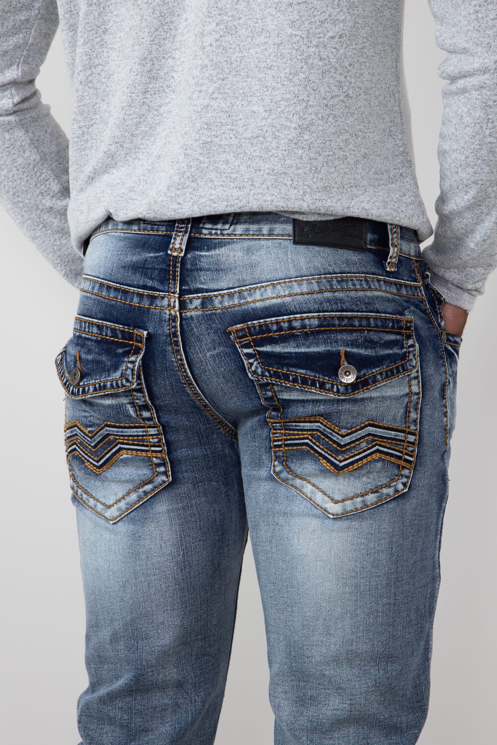 True Luck Waylon Straight Jeans for Men | TL23090603 - Image 6