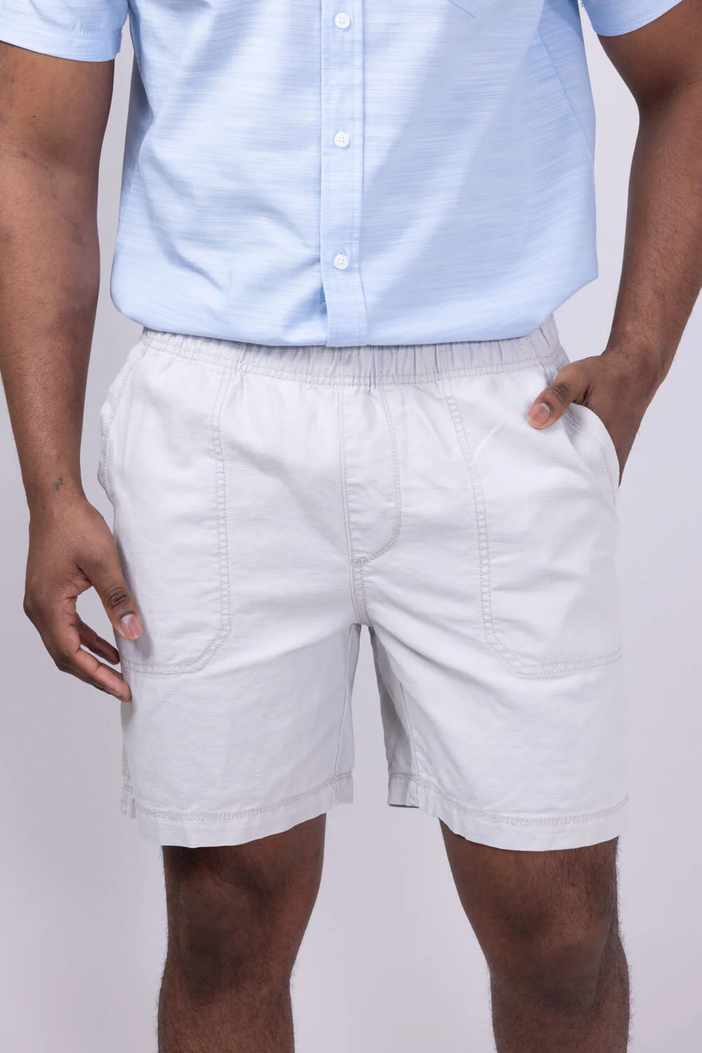 Union Cubano Pull On 7" Shorts for Men - Image 3