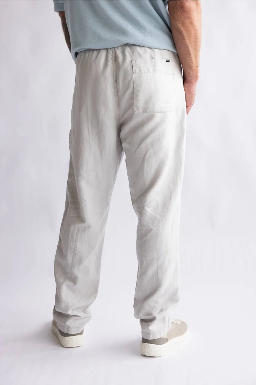 Union Pacifica Linen Pants for Men in Vapor | H151U0M-VAPOR - Image 4