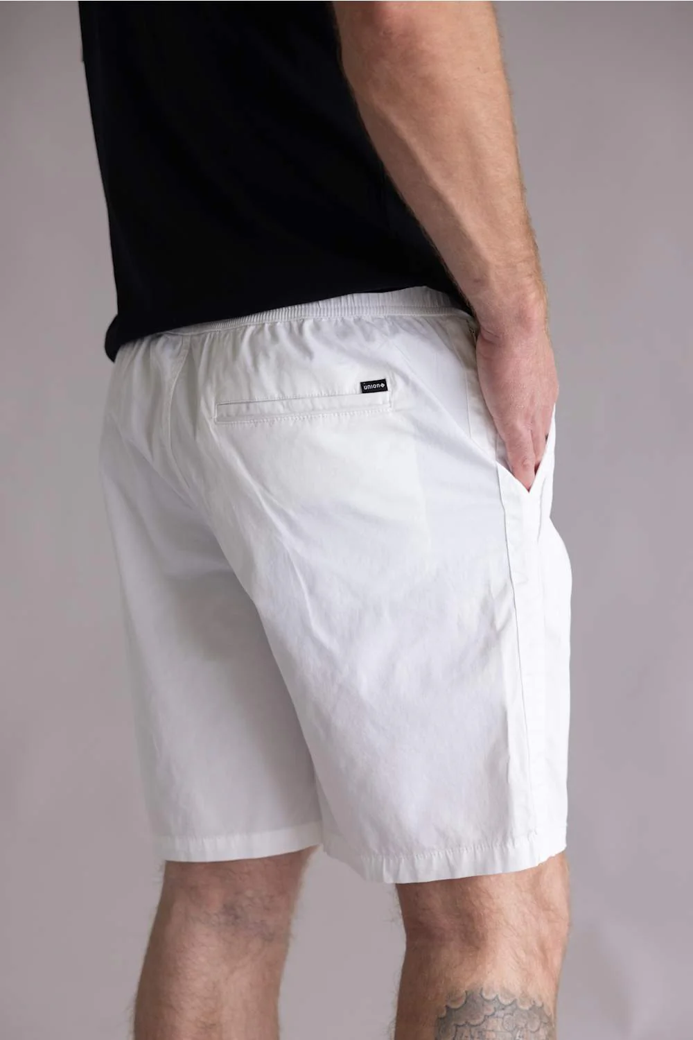 Union Sunsational 8” Shorts for Men in White | H18OUYD-WHITE - Image 2