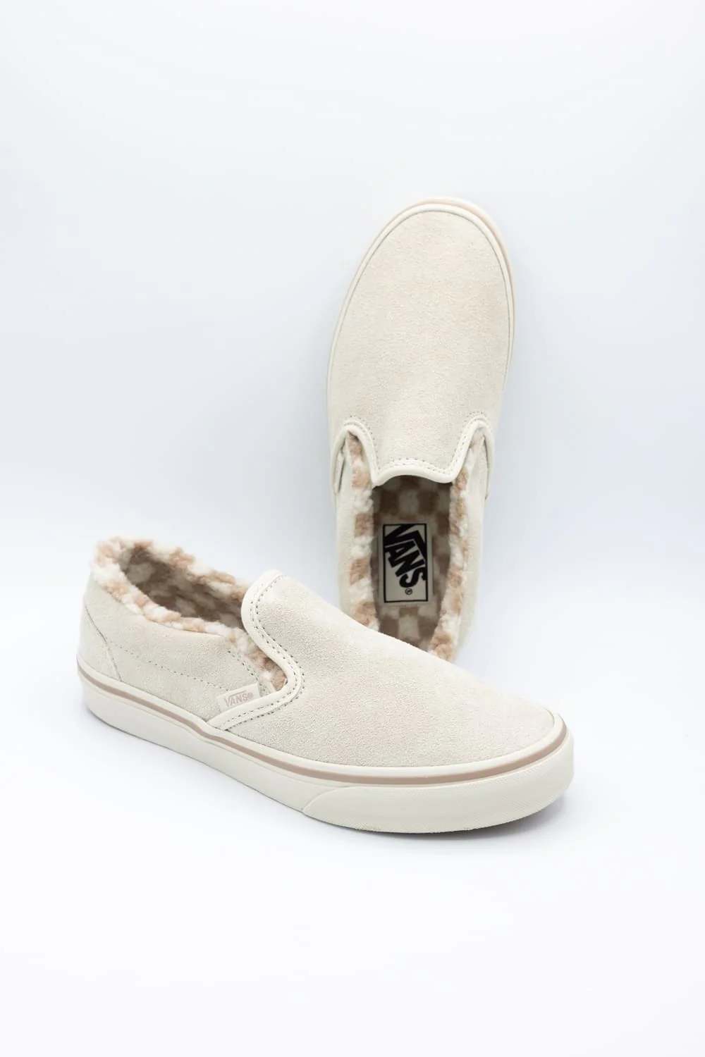 Vans Cozy Hug Classic Slip On for Women in Turtle Dove | VN000DAH89F1 - Image 2