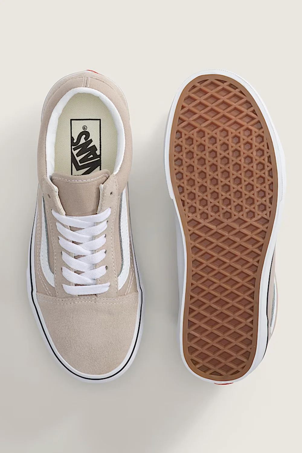 Vans Old Skool Sneakers for Women in Mushroom | VN000EDY7D6 - Image 2