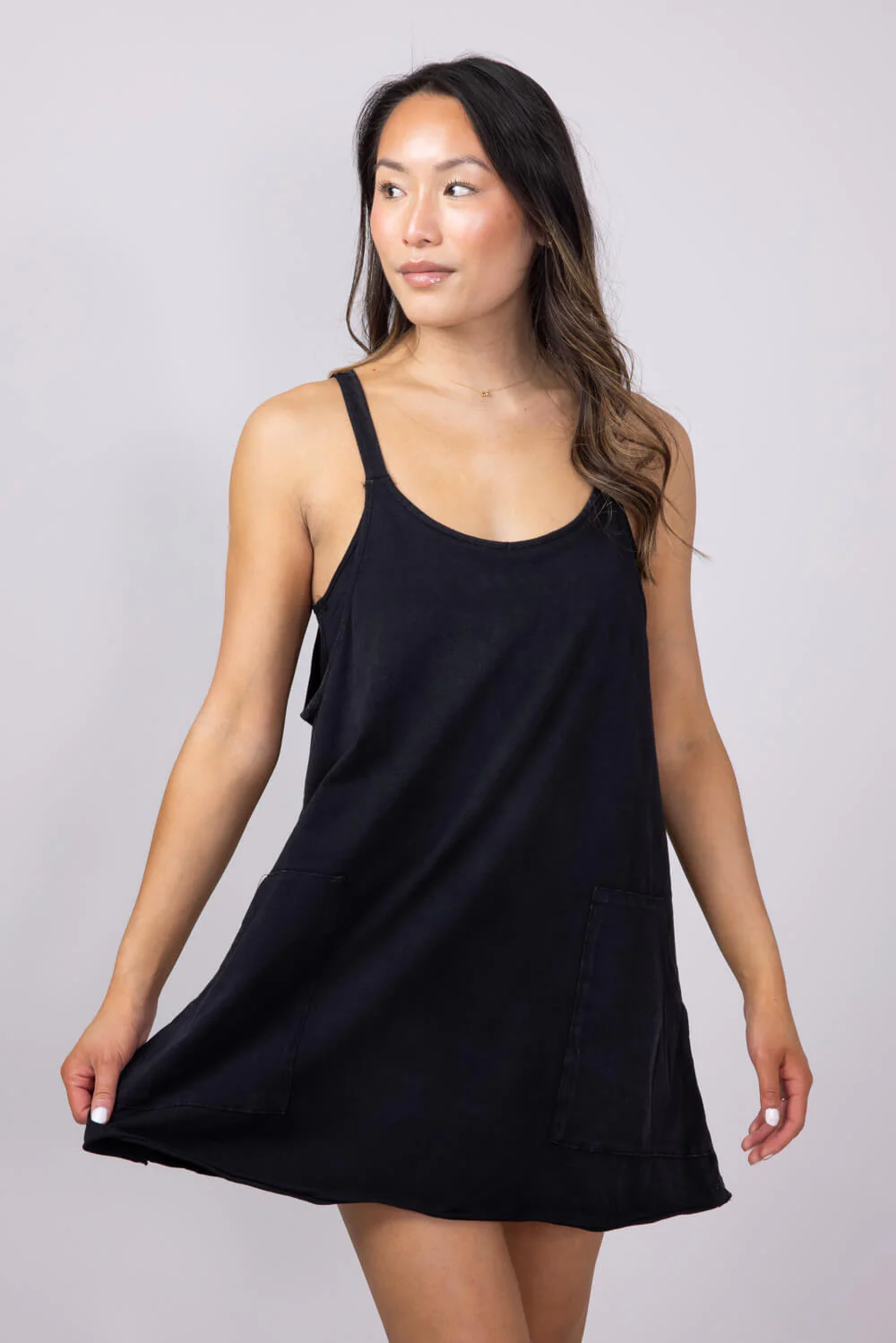 Very J Knit Mini Romper Dress for Women - Image 2