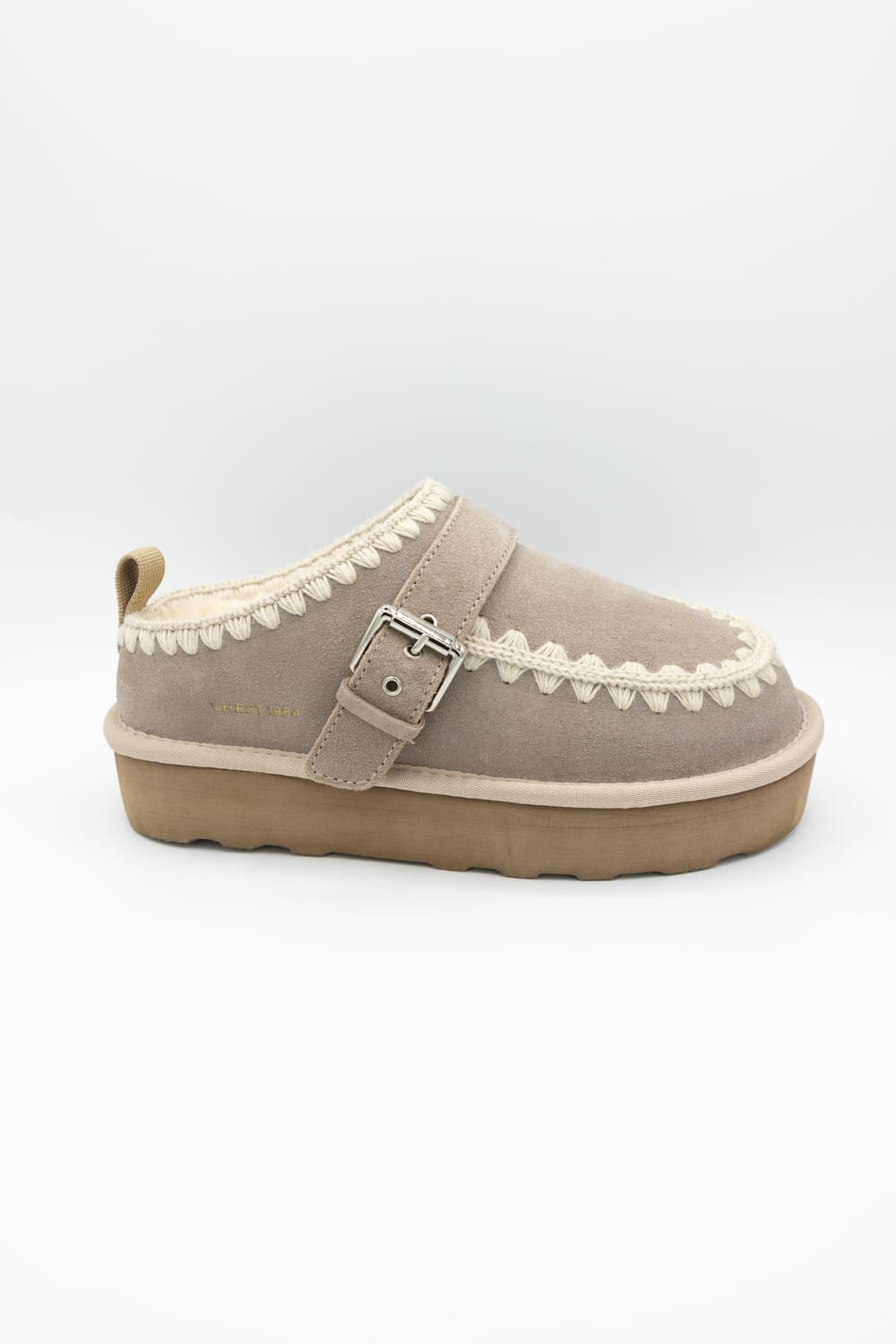 Vintage Havana Close Clogs for Women in Grey | 339 - Image 3