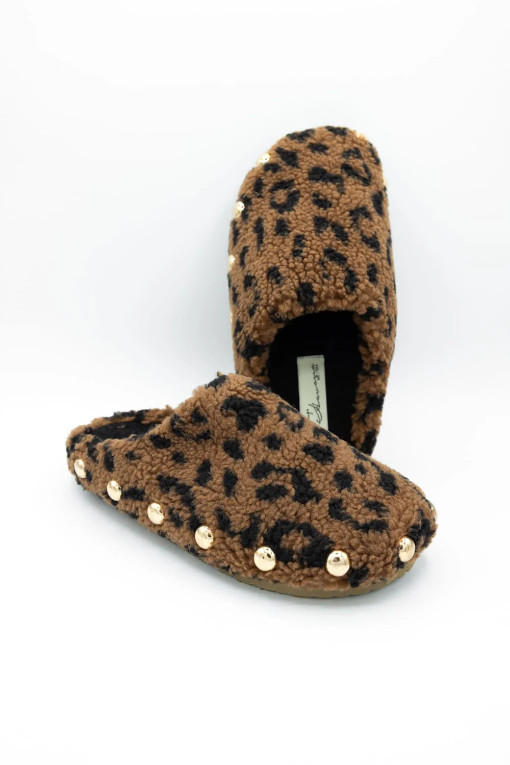 Vintage Havana Thrill Leopard Slippers for Women in Brown | 305 - Image 2