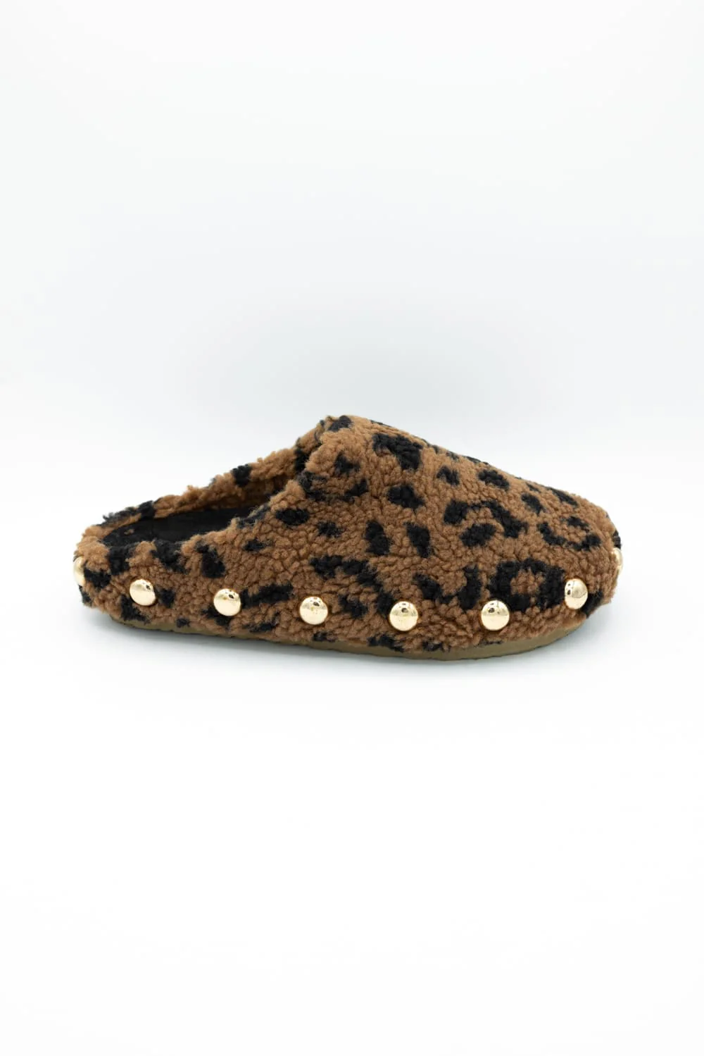 Vintage Havana Thrill Leopard Slippers for Women in Brown | 305 - Image 3