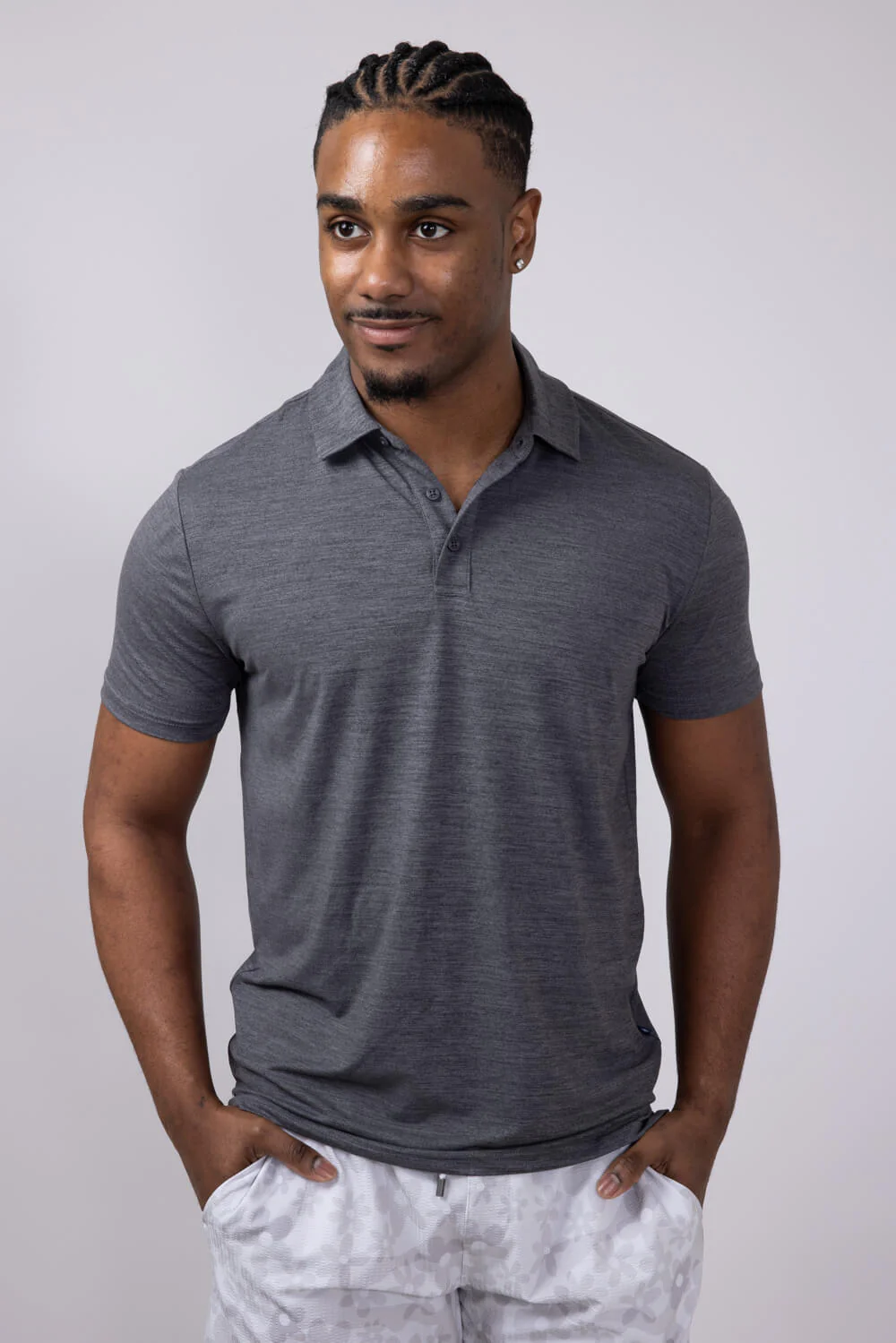 Vintage Summer Jersey Performance Polo Shirt for Men - Image 2